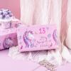 RUSPEPA Birthday Wrapping Paper Sheets with 13 Year Old Pink Pattern Great for Birthday Gift Wrap, 6 Fold on Sheets Each Set, 27 inches x 19 inches view 3