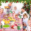 Maxcheck Christmas Paper Cups 7oz Disposable Christmas with Handles Santa Snowman Elf Tea Coffee Cups Hot Chocolate Bar Accessories for Adults Holiday Xmas Party Supplies(75 Pcs,7oz) view 4