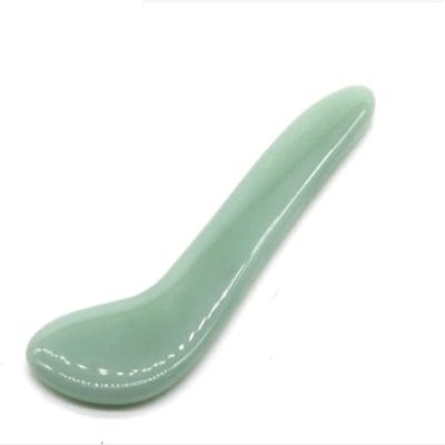 AMHIL Gua sha Scraper Board Natural Jade Guasha Stone Board Facial Eye Guasha Plate Jade Face Massager Scraper Tool for Face Neck Back Body Pressure Therapy Massage Tool Set (Color : 9)
