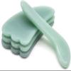 AMHIL Gua sha Scraper Board Natural Jade Guasha Stone Board Facial Eye Guasha Plate Jade Face Massager Scraper Tool for Face Neck Back Body Pressure Therapy Massage Tool Set (Color : 9) view 4