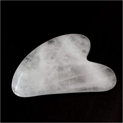 AMHIL Gua sha Scraper Board Natural Gouache Scraper Jade Massage for Face Neck Back Relax Chinese Traditional Beauty Gua Sha SPA Detox Tool Guasha Massager Massage Tool Set (Color : 1)