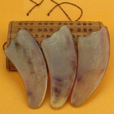 1pc Chinese OX Horn GuashaTradition Gua Sha Massage Tools