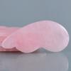 1pc Body Beauty Message Tool Guasha Pink Natural Rose Quartz Gua Sha Tool Facial view 1