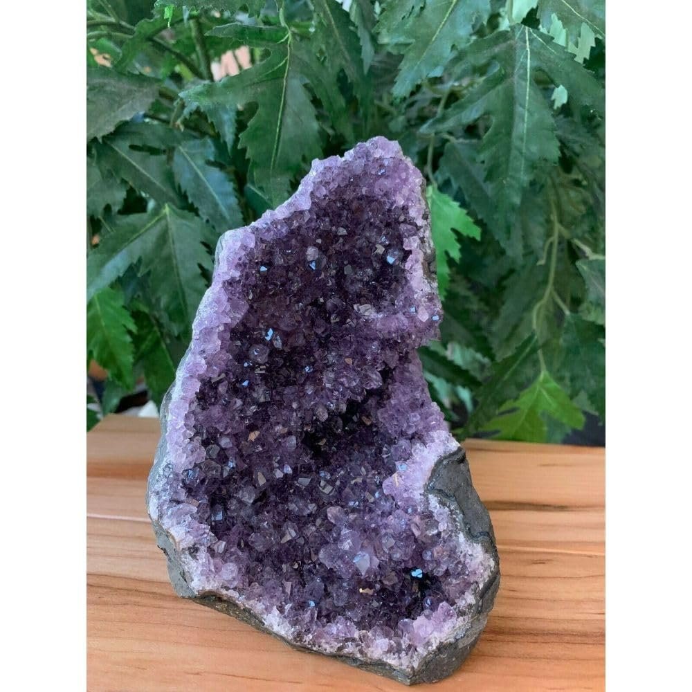 1 Pcs of Amethyst Cluster, Amethyst Geode from Uruguay Cut Base (Less Than 0.5 Lb)