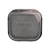 Denture Case, Denture Box Good Sealing High Capacity Portable Waterproof Light Luxury Denture Bath Case Box Holder for Daily Use, Special Birthday Gift Grey S view 1