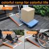 Ruedamann 2FT X 30.3" Colorful Wheelchair Ramp for Doorways, Seamless Foldable Threshold Ramp, Non-Slip Aluminum Lighweight Door Threshold Ramps for Home Steps, Curbs, Wheelchairs, Electric Scooters view 3