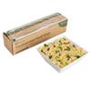 Restaurantware Basic Nature 18" x 2000' Food Wrap 1 Microwavable Cling Wrap - With Built-in Slide Cutter Freezable Clear Plastic Kitchen Food Wrap Durable For Restaurant Cafes And Delis view 1