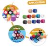 Healifty 24rolls Self-Adhesive Elastic Muscle Tapes for Sports Ankle Support Breathable Comfortable and Flexible Random Colors view 3