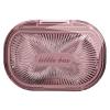 Denture Case, Denture Box Good Sealing High Capacity Portable Waterproof Light Luxury Denture Bath Case Box Holder for Daily Use, Special Birthday Gift Pink L view 2