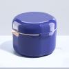 Denture Retainer Case Double Layer Hollow Drain Portable Dustproof Plastic Box Deep Cleaning Food Grade Braces Denture Storage Box Soaking Container Household Supplies, Special Birthday Gift Blue view 2