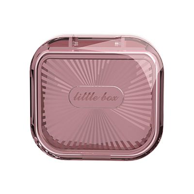 Denture Case, Denture Box Good Sealing High Capacity Portable Waterproof Light Luxury Denture Bath Case Box Holder for Daily Use, Special Birthday Gift Pink S