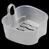 2PCS Denture Case, Denture Cup with Strainer, Denture Bath Case Effective Compact False Teeth Full Protection Denture Bath Box for Trip White view 2