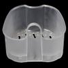 2PCS Denture Case, Denture Cup with Strainer, Denture Bath Case Effective Compact False Teeth Full Protection Denture Bath Box for Trip White view 4