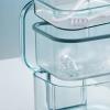 Denture Case, Denture Storage Case Transparent Dustproof Multi Layer Food Grade with Lid Cleaning ABS Denture Cup with Strainer Brush Storage Box for Elderly, Special Birthday Gift Black view 4