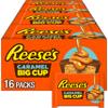 REESE'S Big Cup Caramel Milk Chocolate Peanut Butter Cups, Candy Packs, 1.4 oz (16 Count) view 1