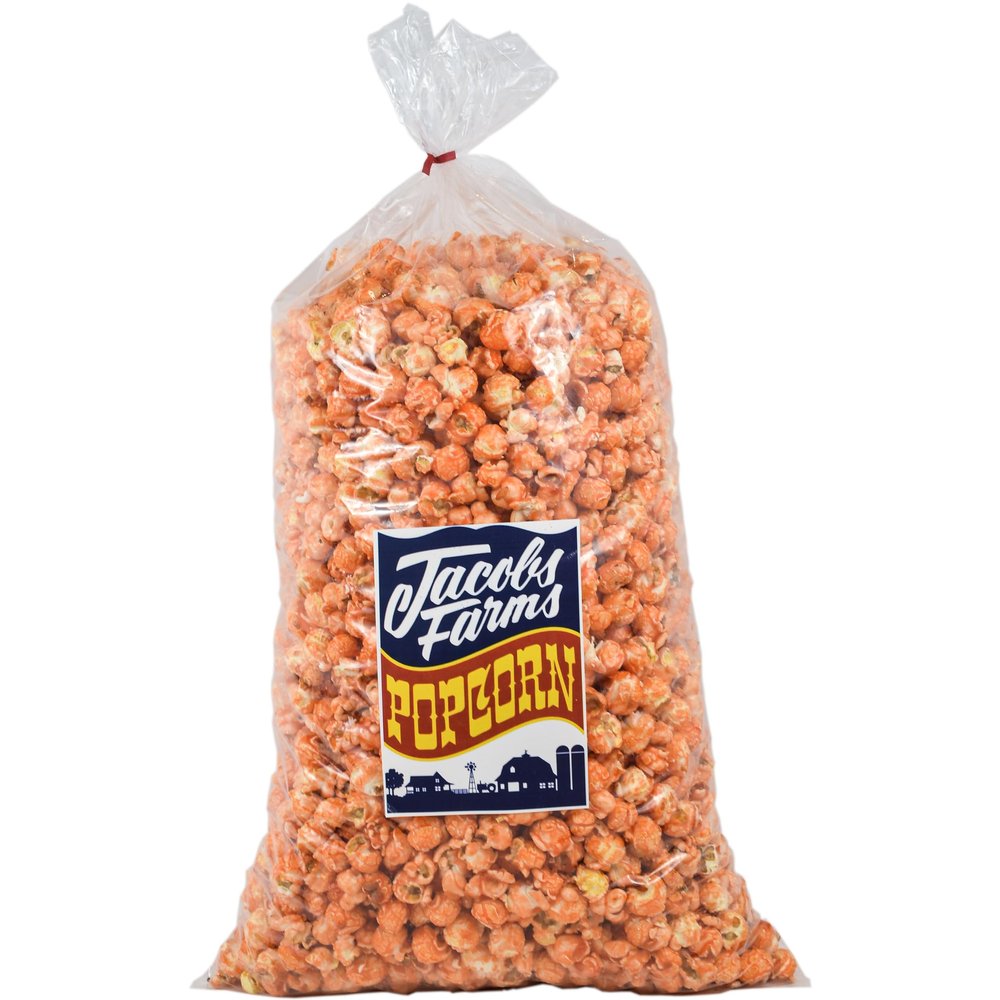Bulk Popped Popcorn - Serves 20+ People. Wholesale Popcorn for Events, Weddings, Catering, Restaurants. (Orange Popcorn)