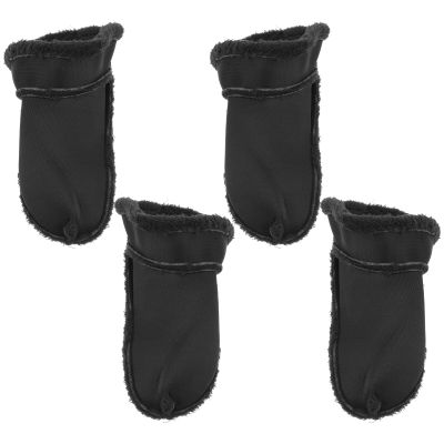 2 Pairs Fuzzy Slippers Boots Boot Insoles Slippers Liner Furry Clogs Shoes Insoles Fluffy Shoes Indoor Liners Hairy Plush and Women