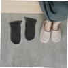 2 Pairs Fuzzy Slippers Boots Boot Insoles Slippers Liner Furry Clogs Shoes Insoles Fluffy Shoes Indoor Liners Hairy Plush and Women view 3