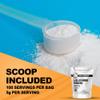 It's Just! - L-Glutamine Powder, Unflavored, Amino Acid, Faster Muscle Recovery, Leaky Gut, Digestive Support (500 Grams / 100 Servings) view 4
