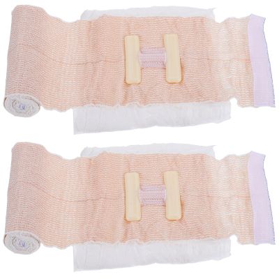 2pcs First Care H Grip Wrap Gauze Tape Training Control Trauma Bandage Wrap Packing Gauze Sport Bandage Roll Random Color