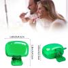 4 Pack Travel Toothbrush Head Covers Toothbrush Protector Cap Brush Pod Case Protective Portable Plastic Clip for Household Travel, Bathroom, School, Camping, Business (Green, Teal, Orange, Pink) view 2