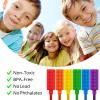 6 Packs Sensory Pencil Toppers for Sensory Kids, Boys and Girls, Silicone Pencil Top Covers for Autism, ADHD, SPD, or Special Oral Motor Need view 3
