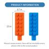 6 Packs Sensory Pencil Toppers for Sensory Kids, Boys and Girls, Silicone Pencil Top Covers for Autism, ADHD, SPD, or Special Oral Motor Need view 4