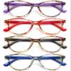 YTDBNS Fashion Cat Eye Reading Glasses for Women, 4-Pack Floral Pattern Readers with Spring Hinges, Lightweight Comfortable Frame, Anti Eyestrain Cheaters view 1