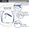 YTDBNS Fashion Cat Eye Reading Glasses for Women, 4-Pack Floral Pattern Readers with Spring Hinges, Lightweight Comfortable Frame, Anti Eyestrain Cheaters view 4