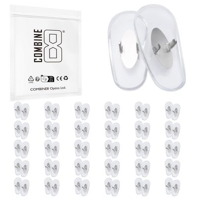 30 Pairs Replacement Nose Pads Clear Nose Pieces for Ray-Ban Aviator RB3025/Aviator RB3044/RB3261/RB3445/RB3483/RB3506/RB3519/RB3516/RB3293/RB3267/RB3362/RB3026/RB3490 Sunglass