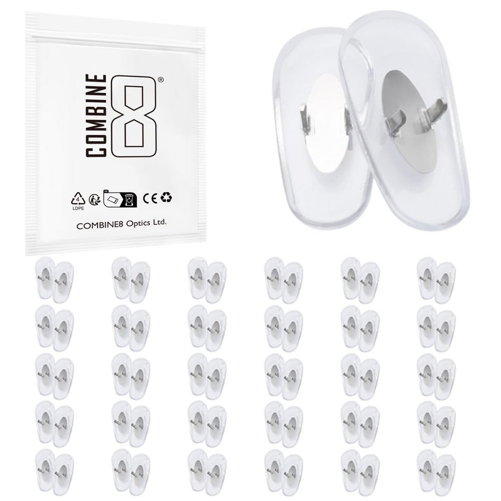 30 Pairs Replacement Nose Pads Clear Nose Pieces for Ray-Ban Aviator RB3025/Aviator RB3044/RB3261/RB3445/RB3483/RB3506/RB3519/RB3516/RB3293/RB3267/RB3362/RB3026/RB3490 Sunglass