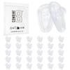 Combine8 30 Pairs Replacement Nose Pads Clear Nose Pieces for Oakley Socket 5.0/Socket 5.5 OX3217 OX3218/Lizard/Barrelhouse OX3173 OX3174/Sway Bar/Limit Switch OX5119 OX5121/Contrail Sunglasses view 1
