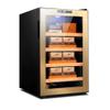 ASSYA Cigar Humidor Temperature-Controlled Humidor Cigar Box Four-Ply Cedar Shelf Insulated Glass Recirculating Air Cooling Touch Display,Gold view 1