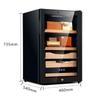 ASSYA Cigar Box Cigar Humidor Cabinet Air Circulation Uniform Temperature Humidification and Dehumidification Independent Control Cedar Wood Tray,Boxed view 2