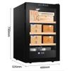 ASSYA Cigar Humidor Cabinet Electronic Cigar Cabinet Constant Temperature and Humidity Cedar Wood Shelves Air Cooled Circulation Quiet Operation,B view 2