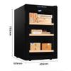 ASSYA Cigar Humidor Cabinet Electronic Cigar Cabinet Constant Temperature and Humidity Cedar Wood Shelves Air Cooled Circulation Quiet Operation,A view 2