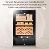 ASSYA Cigar Humidor Cabinet Electronic Cigar Cabinet Constant Temperature and Humidity Cedar Wood Shelves Air Cooled Circulation Quiet Operation,A view 3