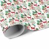 InterestPrint Personalized Gift Wrapping Paper with Name, Gift Box Snow Santa Claus Wrapping Paper Roll 58x23 Inch Custom New Year Wrap Paper for Women Men Adults 2 Rolls view 3