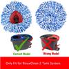 6 Pack Spin Mop Replacement Heads Compatible with Ocedar RinseClean 2 Tank Mop System,Microfiber Mop Refill Heads for O Cedar Cleaning All Hard-surfaced Floor view 2