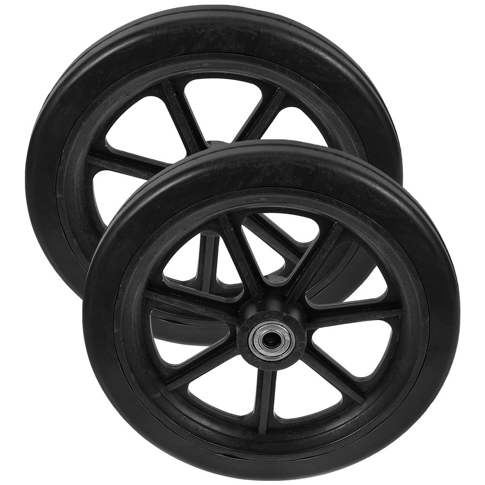 1 Pair Convenient Wheel Replacement Multipurpose Wheel Replacement Heavy Duty Wheelchair Accessory Replaceable Front Wheel Wheels Parts Durable Wheel Replacement Wheelchair Wheels