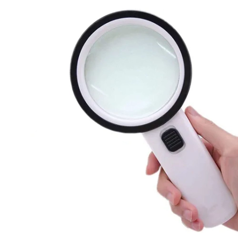 10X Magnifying Glass with LED Light 3.5in Lens for Seniors Reading