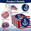 50 Pack Nautical Anchor Disposable Napkins - Sailor, Boat, Ship Party Paper Napkins for Boy, Girl, Baby Shower Decorations view 3