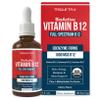 BioActive Vitamin B12 1000 mcg | Contains 3 BioActive Forms B12 Plus Methylfolate Cofactor - Methyl B12, Adenosyl B12 & Hydroxy B12 | Sublingual Form, Cherry Flavor, Organic, Vegan (180 Servings) view 1