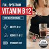 BioActive Vitamin B12 1000 mcg | Contains 3 BioActive Forms B12 Plus Methylfolate Cofactor - Methyl B12, Adenosyl B12 & Hydroxy B12 | Sublingual Form, Cherry Flavor, Organic, Vegan (180 Servings) view 2