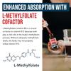 BioActive Vitamin B12 1000 mcg | Contains 3 BioActive Forms B12 Plus Methylfolate Cofactor - Methyl B12, Adenosyl B12 & Hydroxy B12 | Sublingual Form, Cherry Flavor, Organic, Vegan (180 Servings) view 4