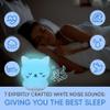 Mindfulness 'Breathing Kitty' | 4-7-8 Guided Visual Meditation Breathing Light | 3 in 1 Device with Night Light & Noise Machine for ADHD Anxiety Stress Relief Sleep - Gift for Kids Adult Women Men view 4
