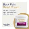 Australian Dream Back Pain Cream - Soothing, Non-Greasy Muscle Pain Relief Cream - Good for Neck, Back, Body, or Muscle Aches - 9 oz Jars (2 Pack) view 3