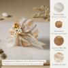 Boxes Craftory Set of 40 Hexagonal Cardboard Favor Boxes (2.36 x 1.57 inch) - Ideal for Wedding, Baby Party and Bridal Shower- Natural Brown view 3