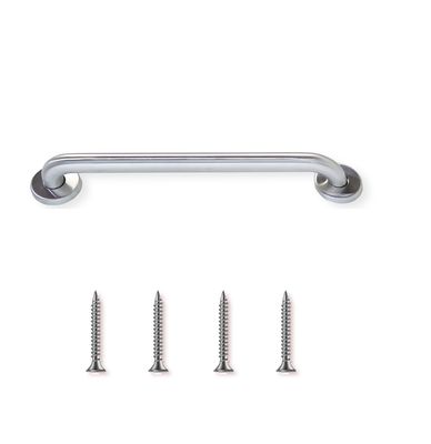 42' Peened Grip Shower Handle | 304 Stainless Steel Bathtub and Shower Grab Bars, Up to 400lbs