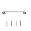 12 Peened Grip Stainless Steel Bathroom Grab Bars for Seniors, Handicap & Elderly - Holds Up to 400lbs, Grab Bars for Bathtubs & Showers